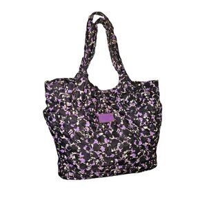 MARC by MARC JACOBS Nylon Black Floral Tote Bag *must have*